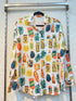 PIROMS DESIGN  Printed Collar Shirt
